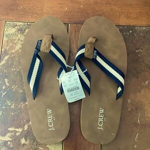 Brand new J Crew flip flops
